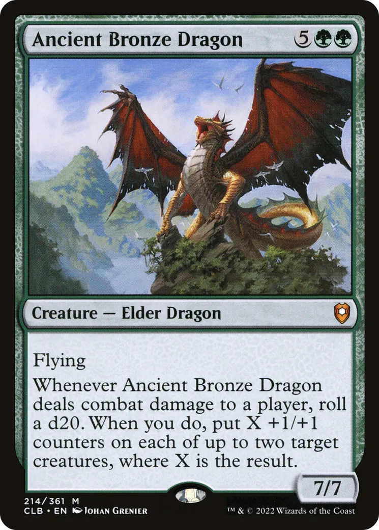 Ancient Bronze Dragon — Commander Legends: Battle for Baldur's Gate — Magic: The Gathering