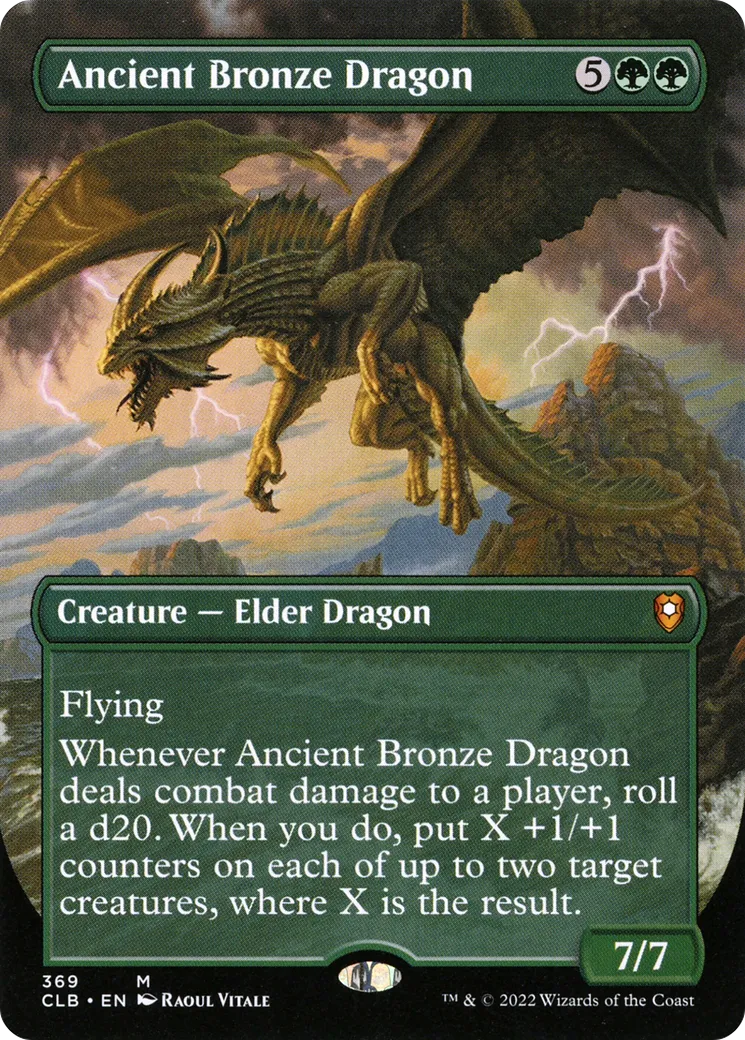 Ancient Bronze Dragon — Commander Legends: Battle for Baldur's Gate — Magic: The Gathering