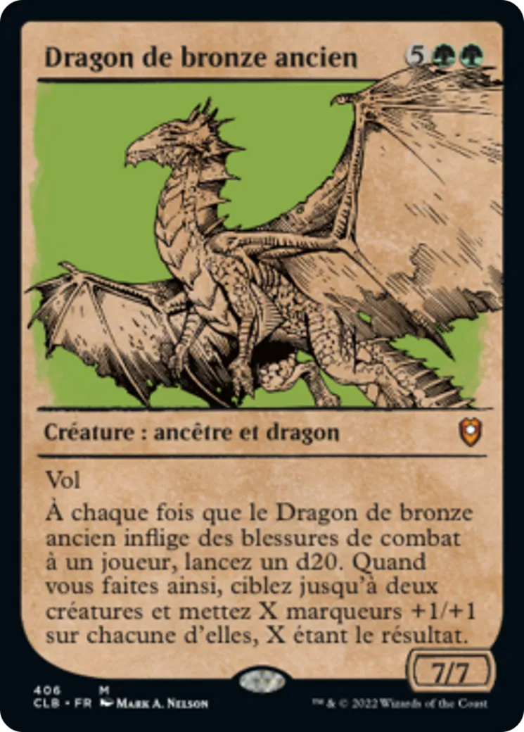 Dragon de bronze ancien — Commander Legends: Battle for Baldur's Gate — Magic: The Gathering