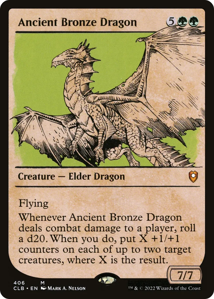 Dragon de bronze ancien — Commander Legends: Battle for Baldur's Gate — Magic: The Gathering
