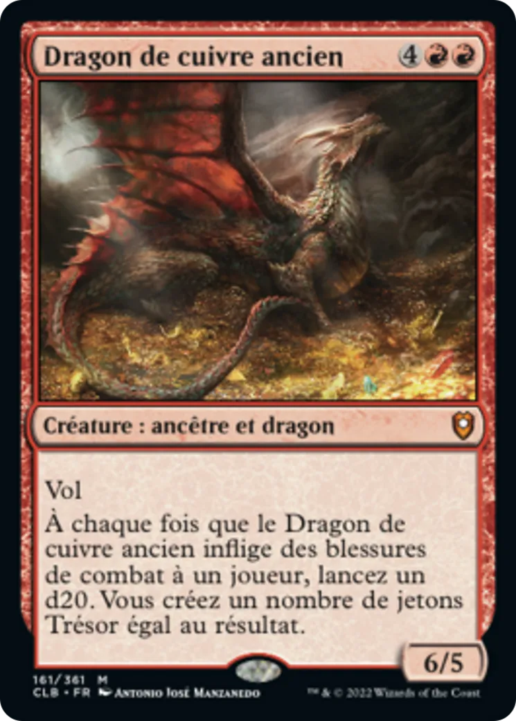 Dragon de cuivre ancien — Commander Legends: Battle for Baldur's Gate — Magic: The Gathering