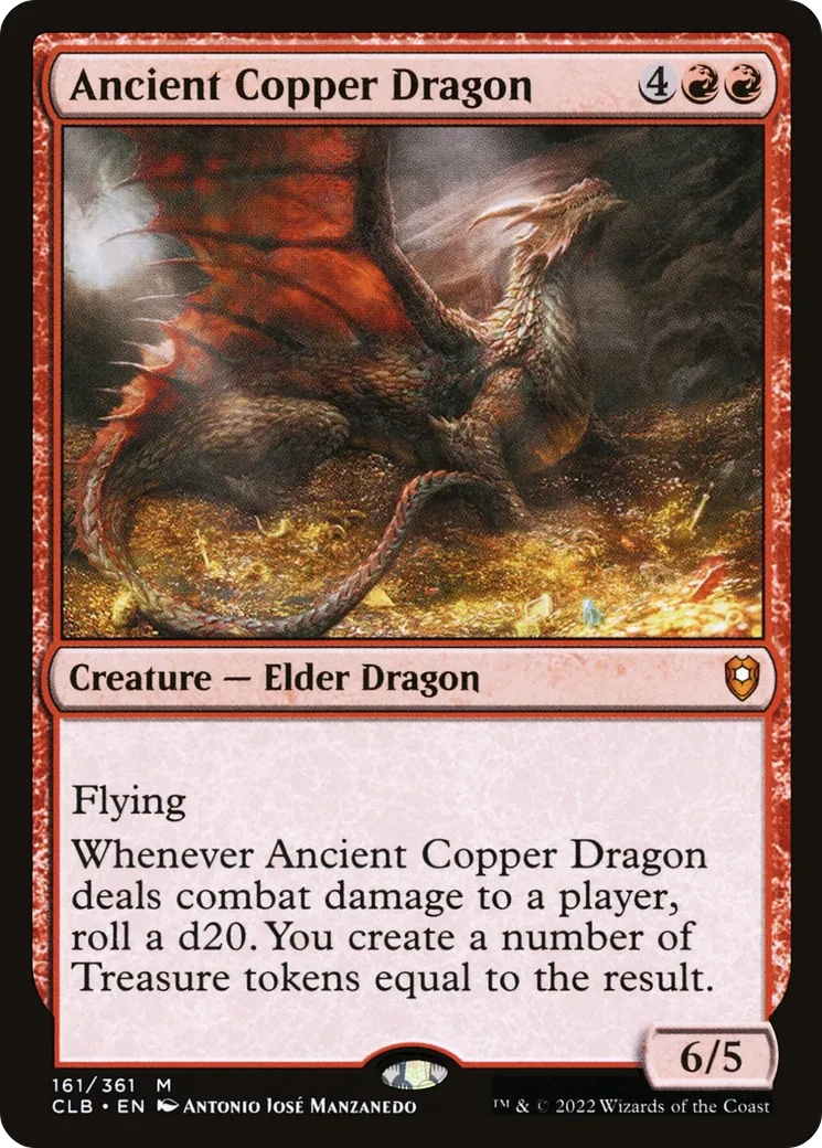 Ancient Copper Dragon — Commander Legends: Battle for Baldur's Gate — Magic: The Gathering