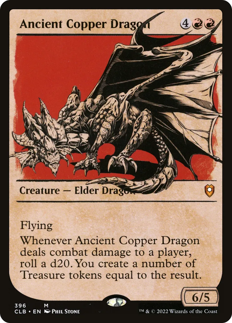 Dragon de cuivre ancien — Commander Legends: Battle for Baldur's Gate — Magic: The Gathering