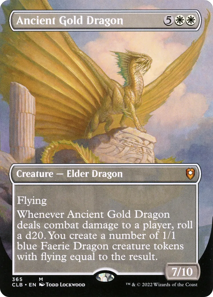 Ancient Gold Dragon from Commander Legends: Battle for Baldur's Gate - Magic: The Gathering