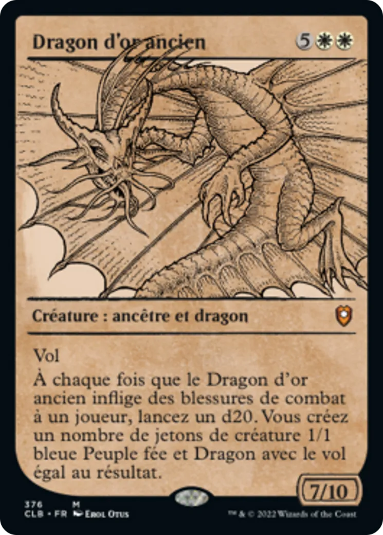 Dragon d'or ancien — Commander Legends: Battle for Baldur's Gate — Magic: The Gathering