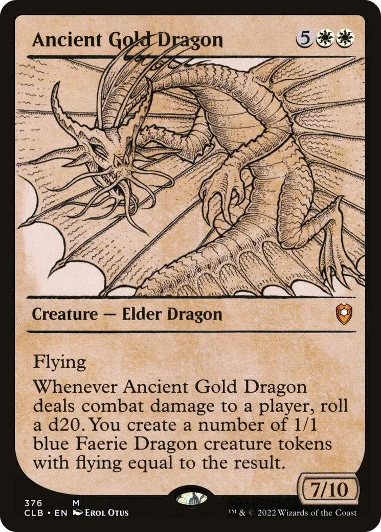 Ancient Gold Dragon — Commander Legends: Battle for Baldur's Gate — Magic: The Gathering
