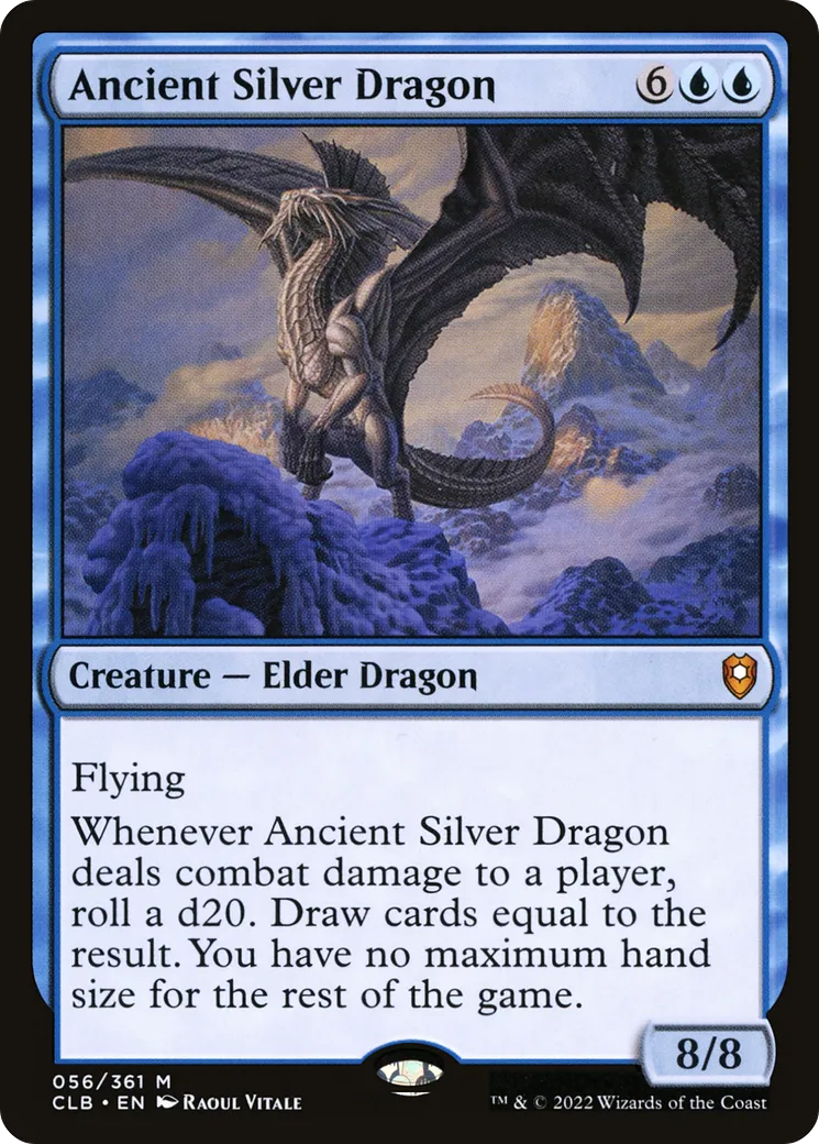 Ancient Silver Dragon — Commander Legends: Battle for Baldur's Gate — Magic: The Gathering