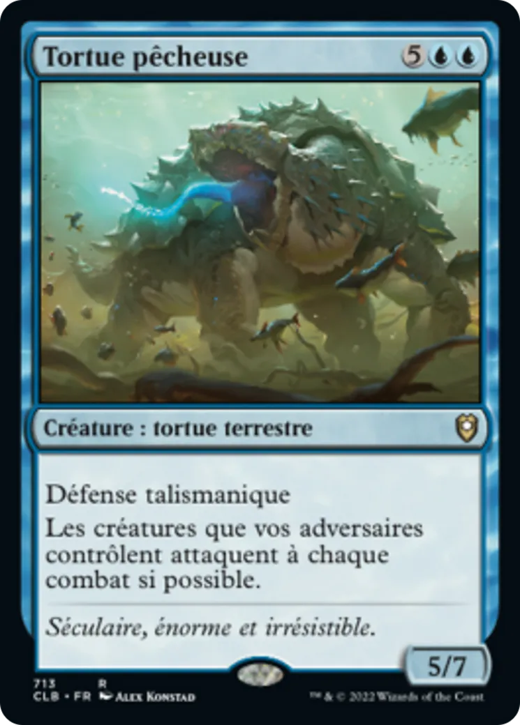 Tortue pêcheuse — Commander Legends: Battle for Baldur's Gate — Magic: The Gathering