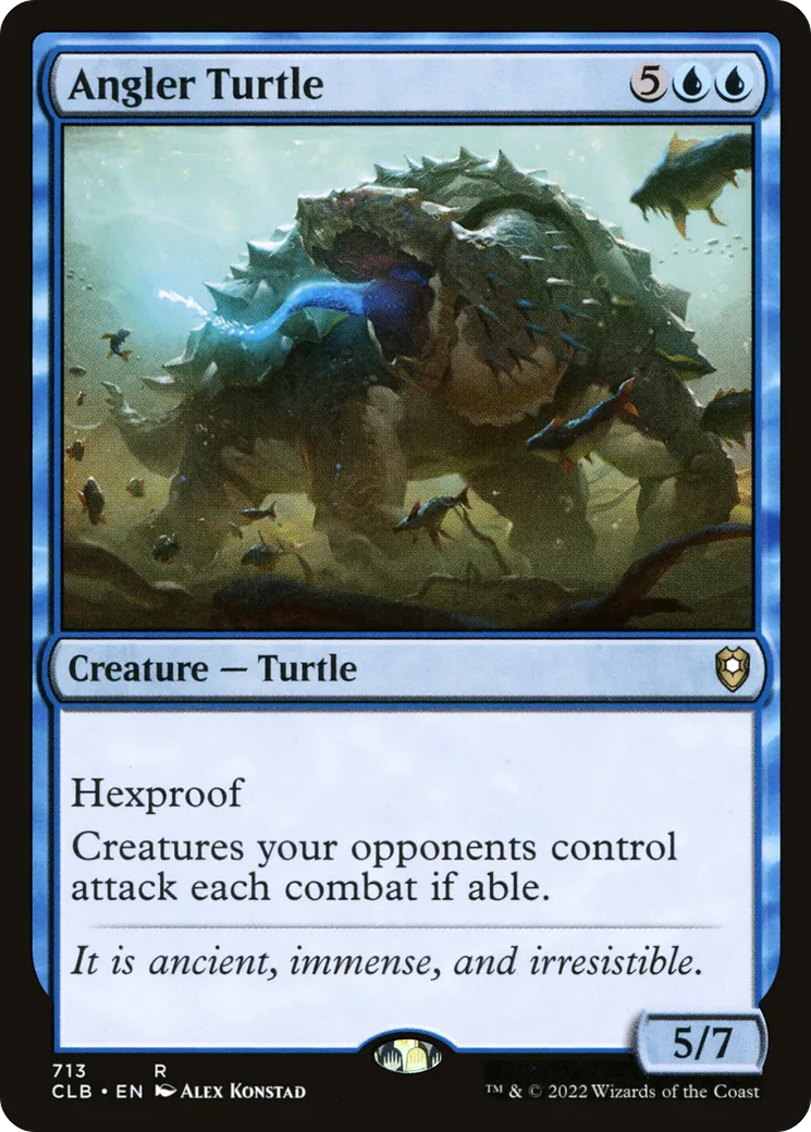 Tortue pêcheuse — Commander Legends: Battle for Baldur's Gate — Magic: The Gathering