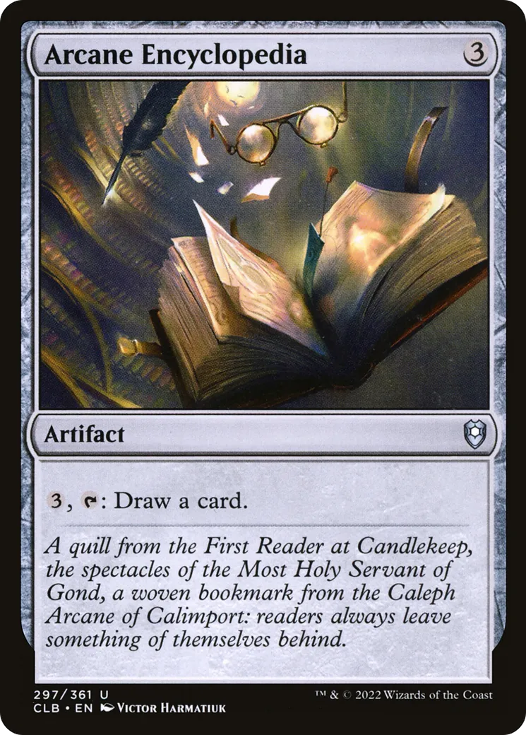 Encyclopédie ésotérique — Commander Legends: Battle for Baldur's Gate — Magic: The Gathering
