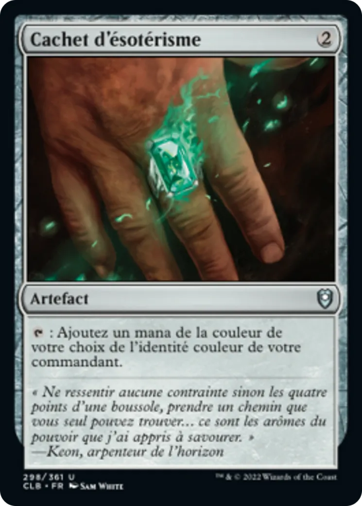 Cachet d'ésotérisme — Commander Legends: Battle for Baldur's Gate — Magic: The Gathering