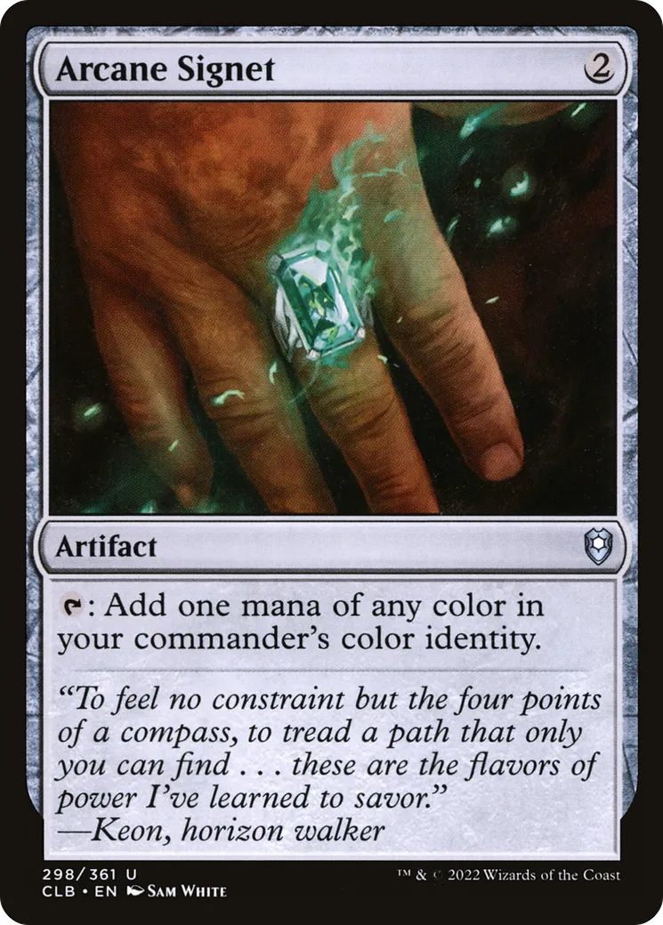 Arcane Signet from Commander Legends: Battle for Baldur's Gate - Magic: The Gathering