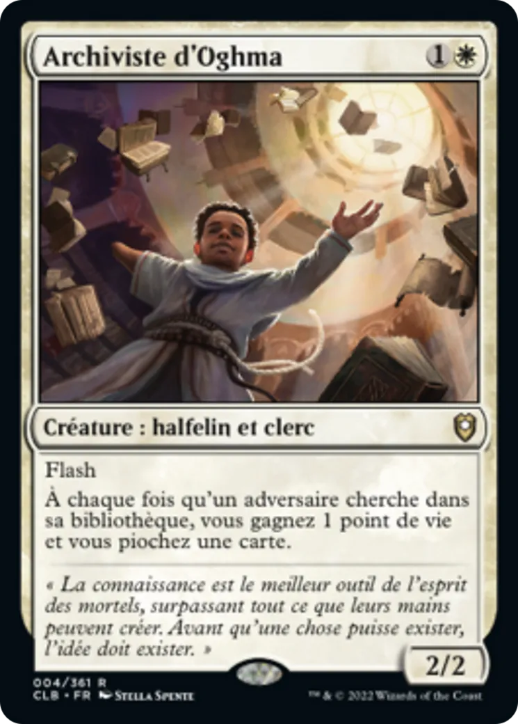 Archiviste d'Oghma — Commander Legends: Battle for Baldur's Gate — Magic: The Gathering