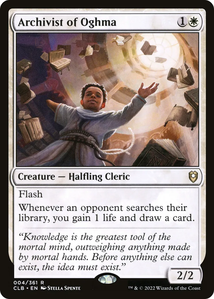 Archivist of Oghma — Commander Legends: Battle for Baldur's Gate — Magic: The Gathering