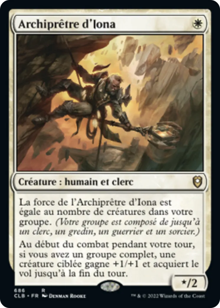 Archiprêtre d'Iona — Commander Legends: Battle for Baldur's Gate — Magic: The Gathering