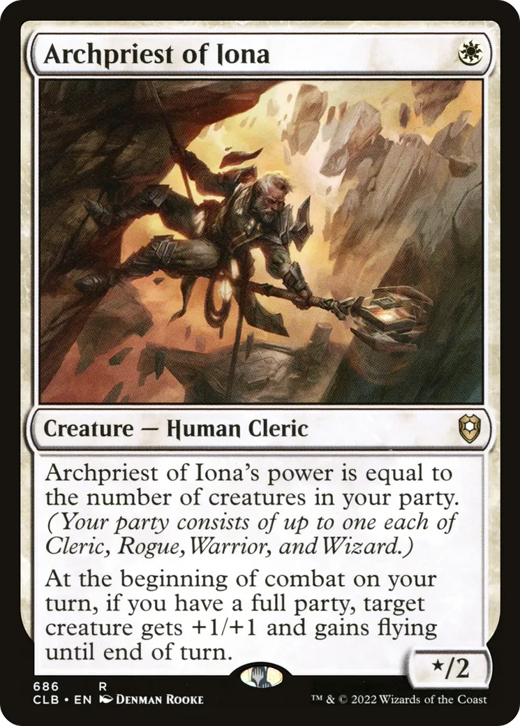 Archiprêtre d'Iona — Commander Legends: Battle for Baldur's Gate — Magic: The Gathering