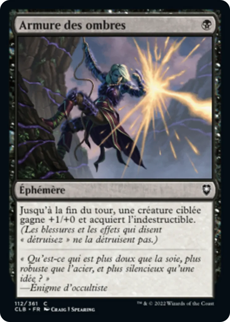 Armure des ombres — Commander Legends: Battle for Baldur's Gate — Magic: The Gathering