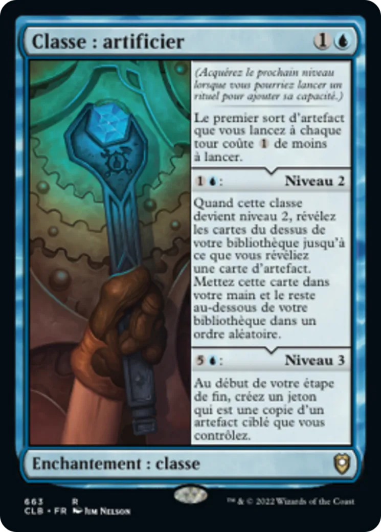 Classe : artificier — Commander Legends: Battle for Baldur's Gate — Magic: The Gathering