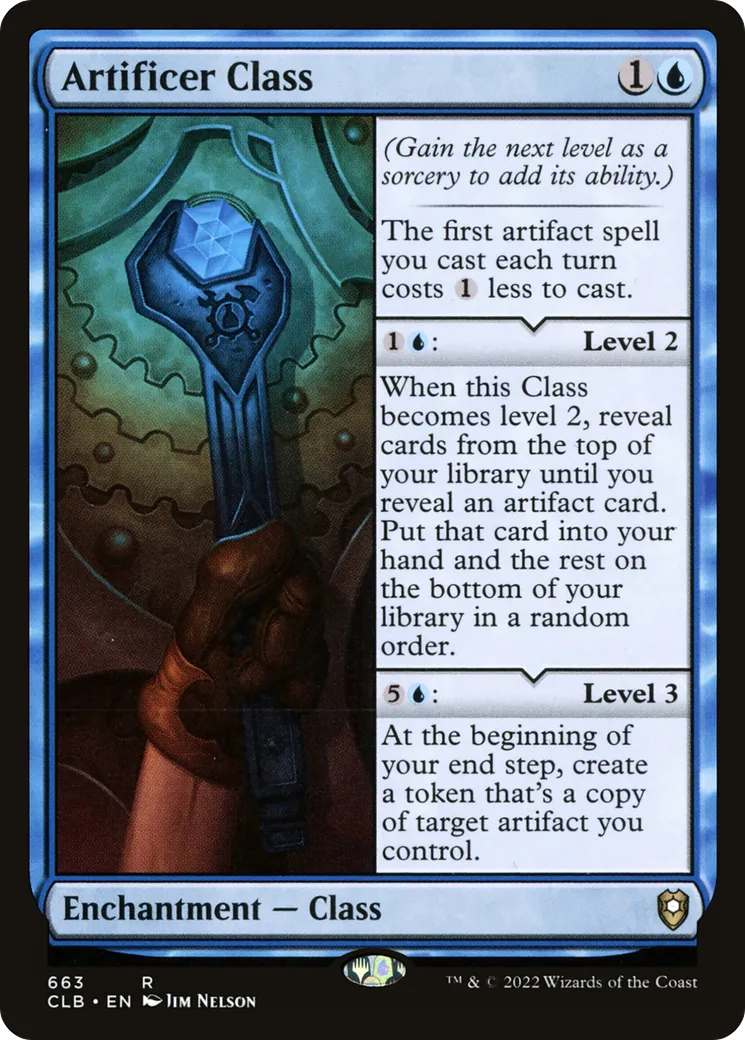 Classe : artificier — Commander Legends: Battle for Baldur's Gate — Magic: The Gathering