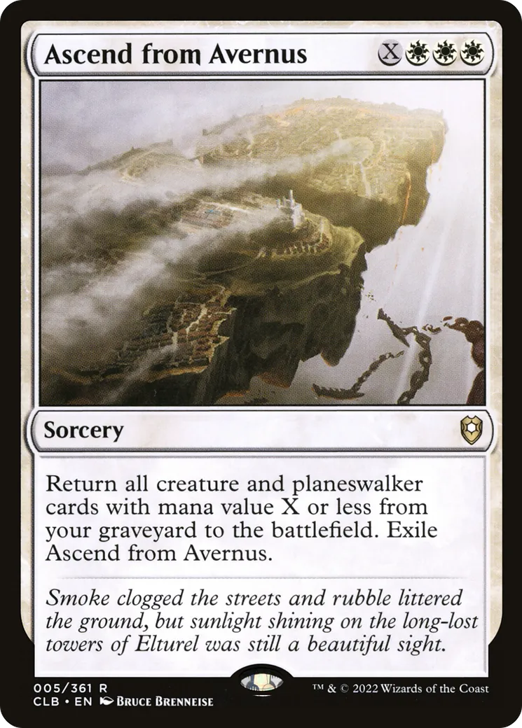 Ascend from Avernus — Commander Legends: Battle for Baldur's Gate — Magic: The Gathering