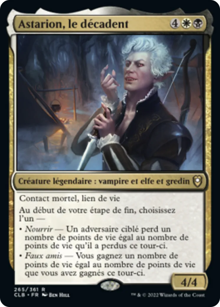 Astarion, le décadent — Commander Legends: Battle for Baldur's Gate — Magic: The Gathering