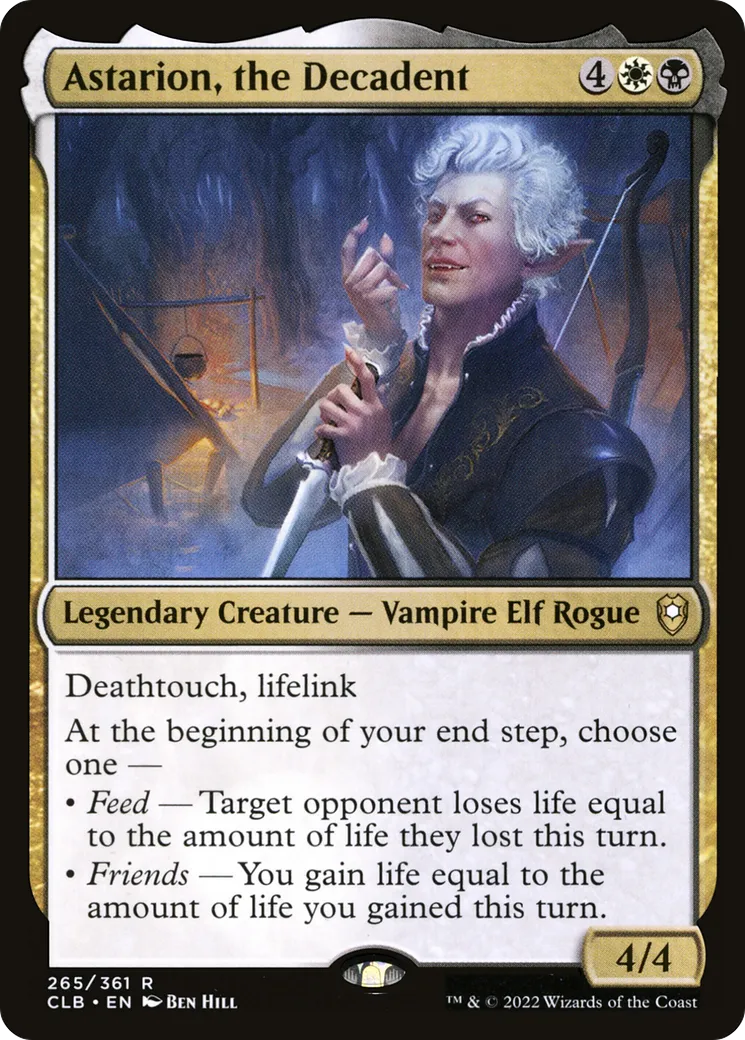 Astarion, the Decadent — Commander Legends: Battle for Baldur's Gate — Magic: The Gathering