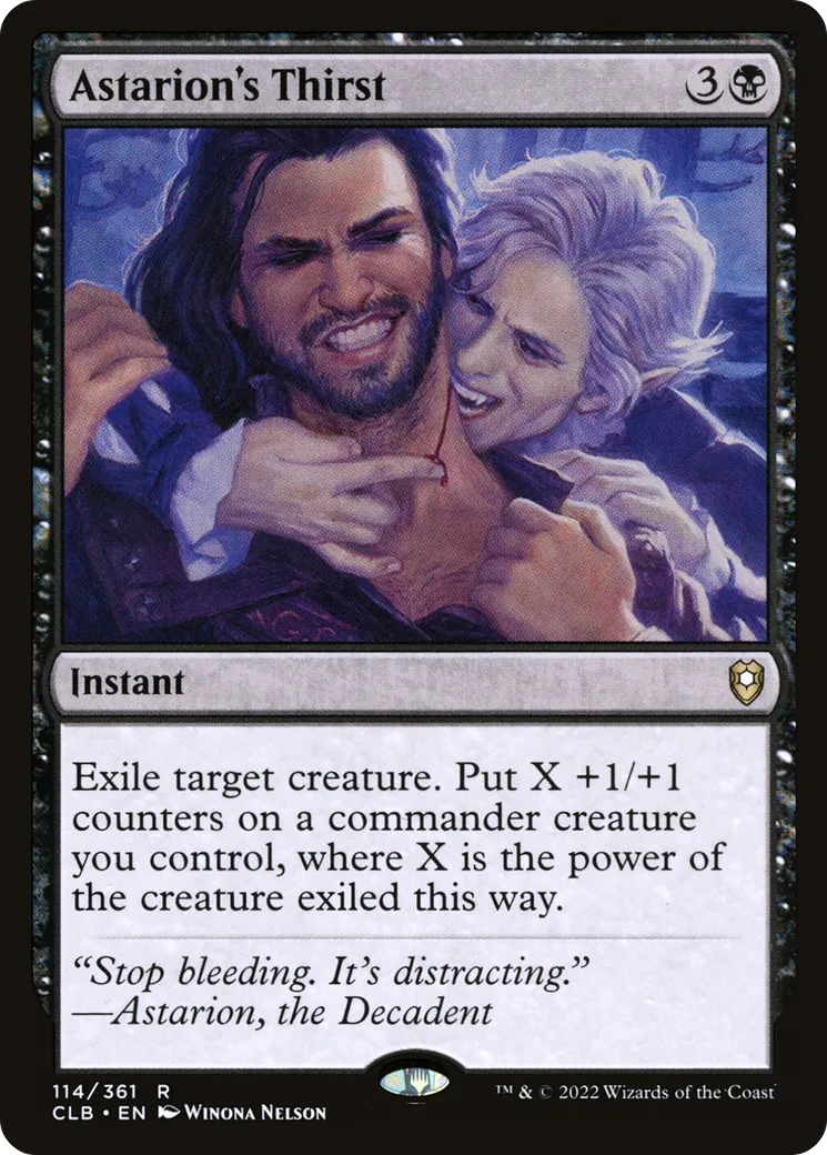 Astarion's Thirst — Commander Legends: Battle for Baldur's Gate — Magic: The Gathering