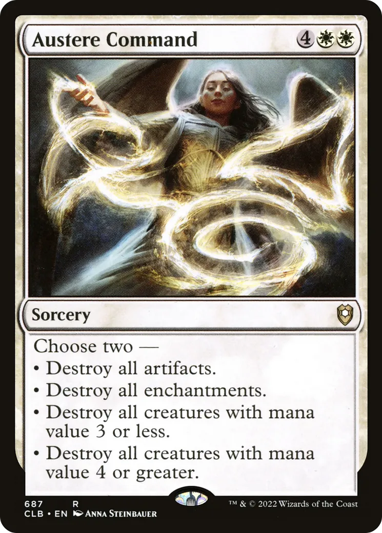 Commandement d'austérité — Commander Legends: Battle for Baldur's Gate — Magic: The Gathering