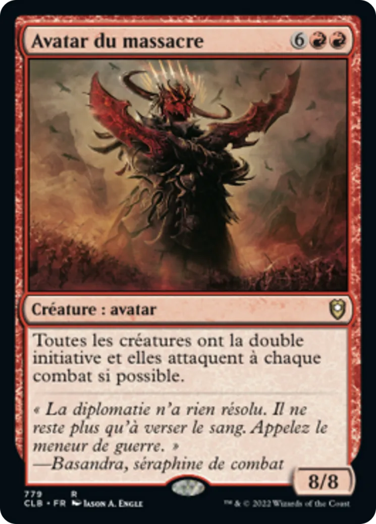 Avatar du massacre — Commander Legends: Battle for Baldur's Gate — Magic: The Gathering