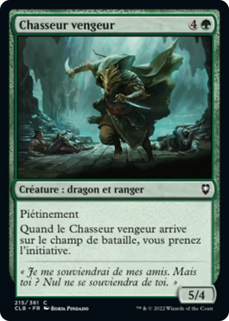 Chasseur vengeur — Commander Legends: Battle for Baldur's Gate — Magic: The Gathering