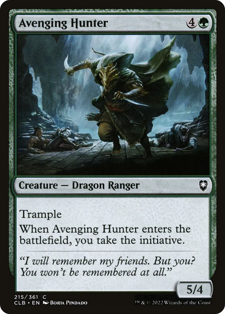 Avenging Hunter — Commander Legends: Battle for Baldur's Gate — Magic: The Gathering