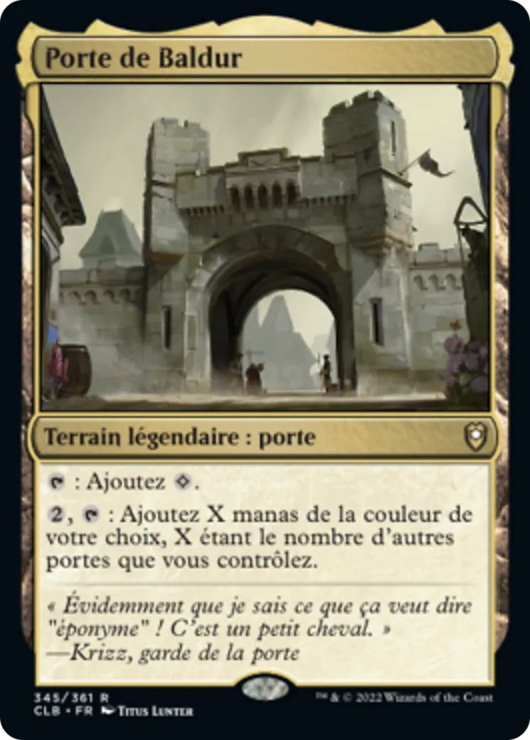 Porte de Baldur — Commander Legends: Battle for Baldur's Gate — Magic: The Gathering