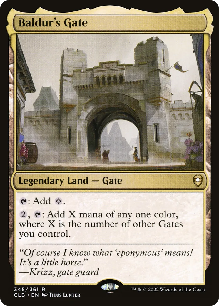 Porte de Baldur — Commander Legends: Battle for Baldur's Gate — Magic: The Gathering