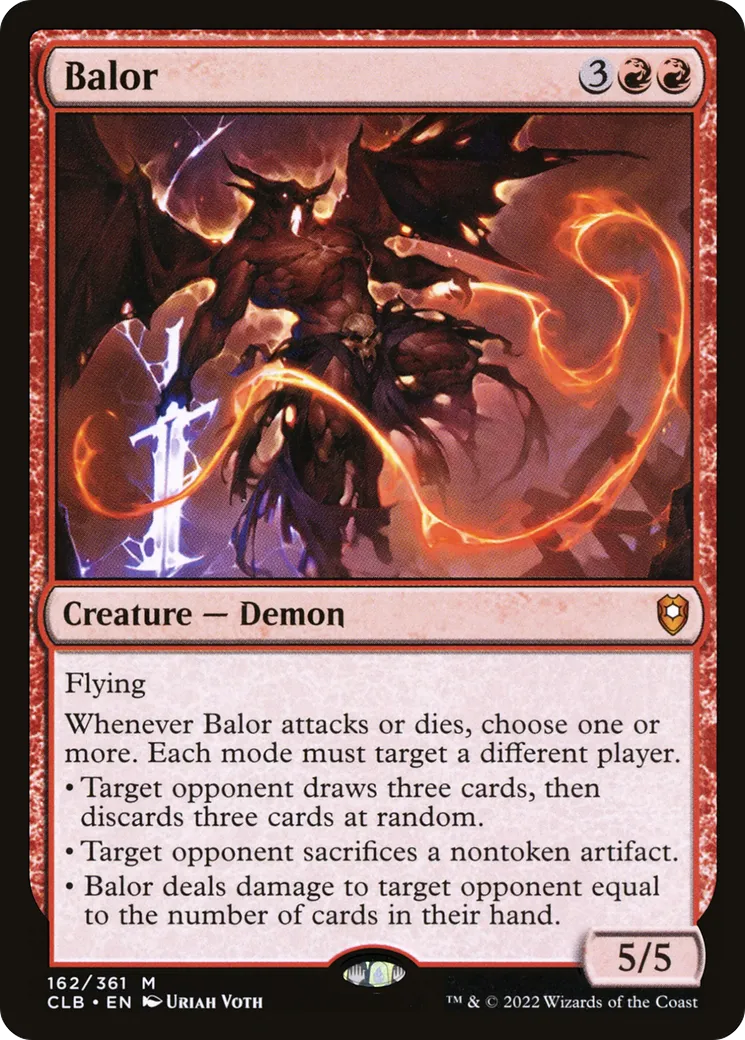 Balor — Commander Legends: Battle for Baldur's Gate — Magic: The Gathering