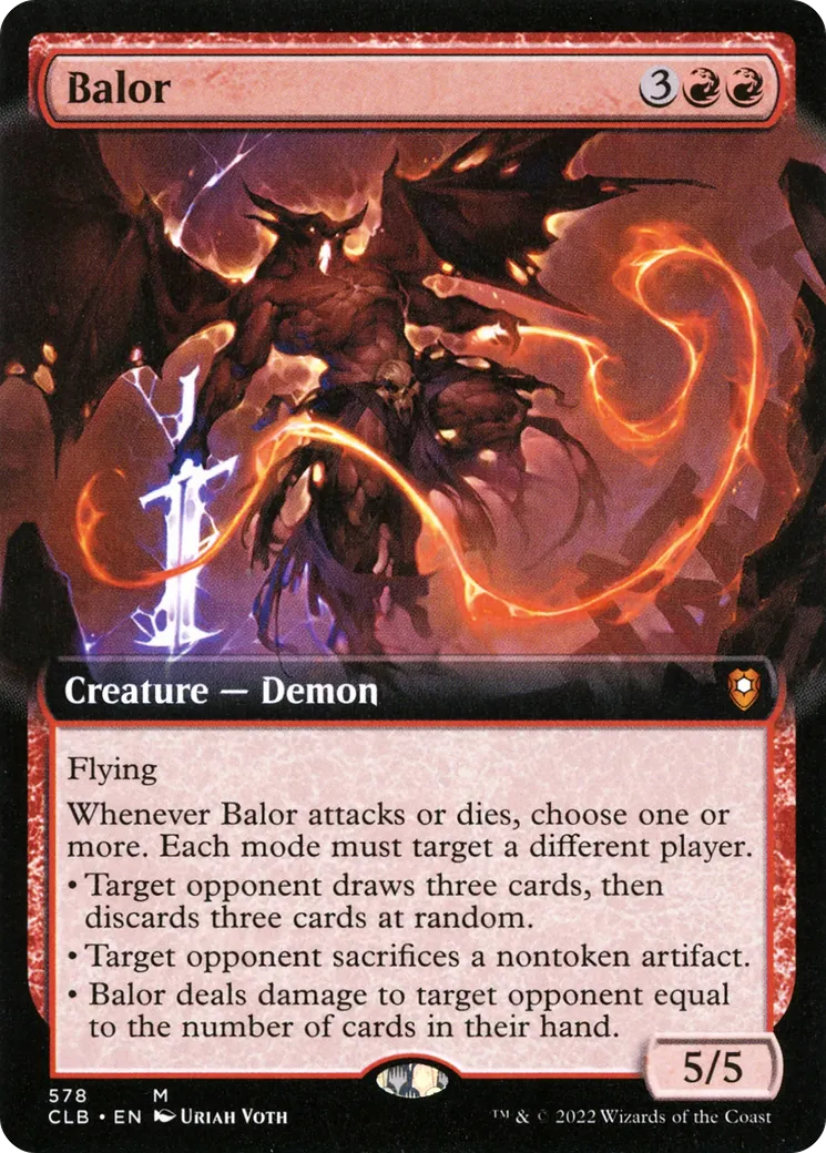 Balor from Commander Legends: Battle for Baldur's Gate - Magic: The Gathering