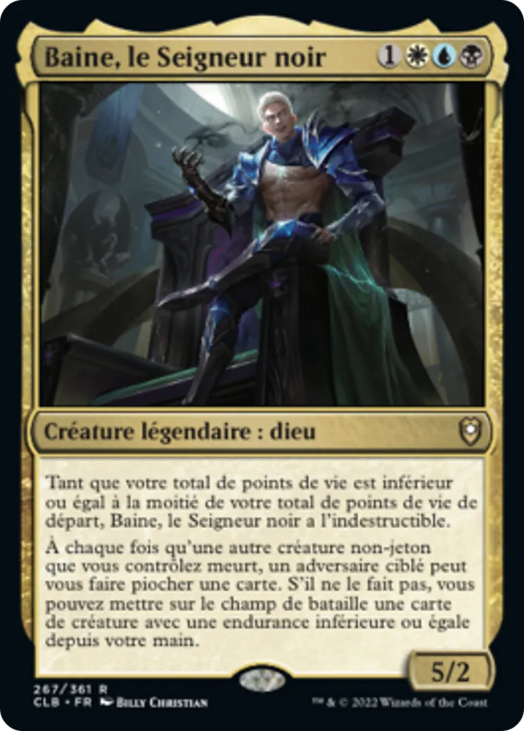 Baine, le Seigneur noir — Commander Legends: Battle for Baldur's Gate — Magic: The Gathering