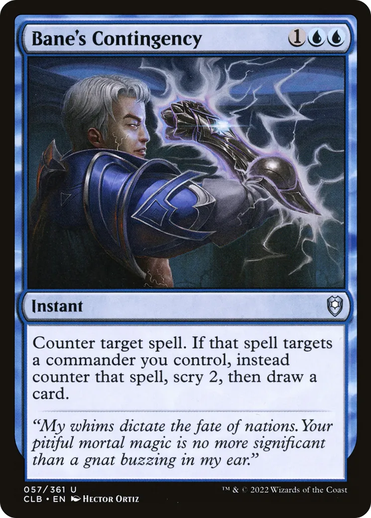 Bane's Contingency — Commander Legends: Battle for Baldur's Gate — Magic: The Gathering