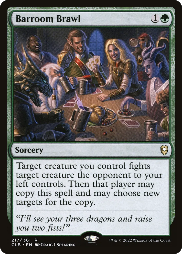 Barroom Brawl — Commander Legends: Battle for Baldur's Gate — Magic: The Gathering