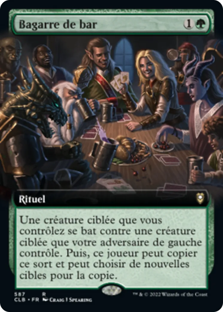 Bagarre de bar — Commander Legends: Battle for Baldur's Gate — Magic: The Gathering