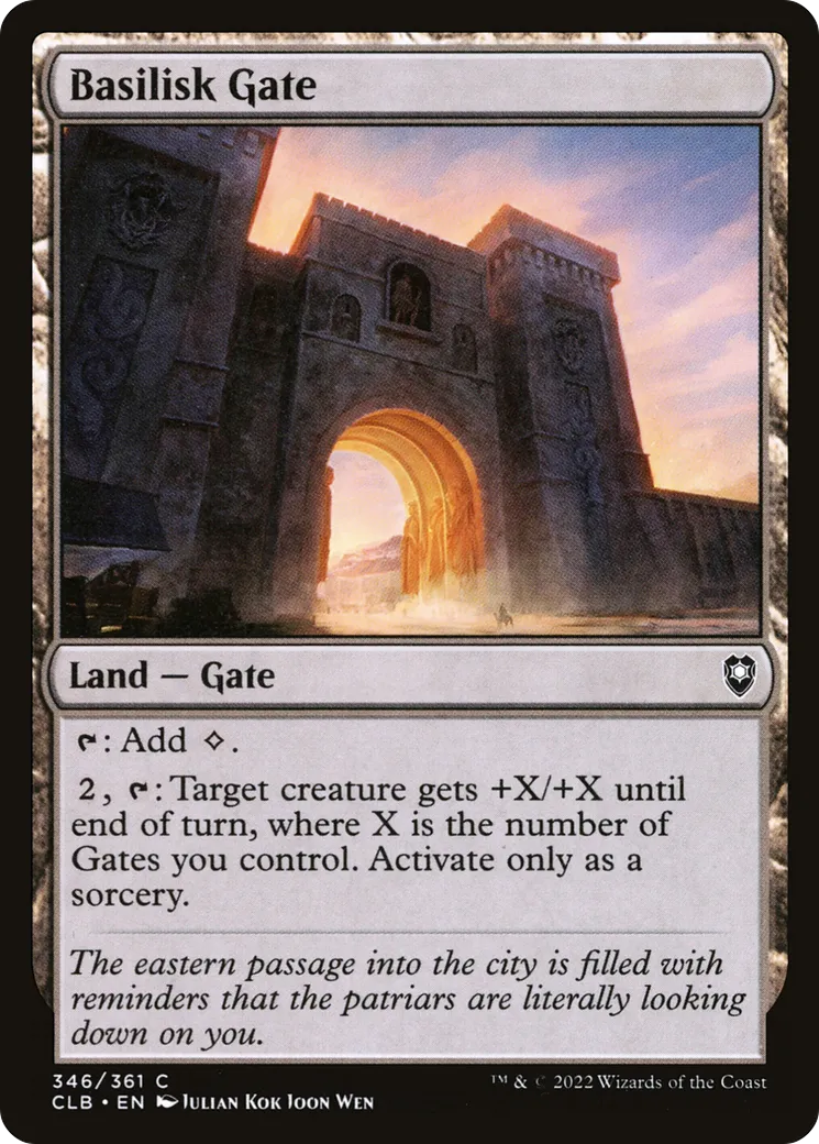 Basilisk Gate — Commander Legends: Battle for Baldur's Gate — Magic: The Gathering