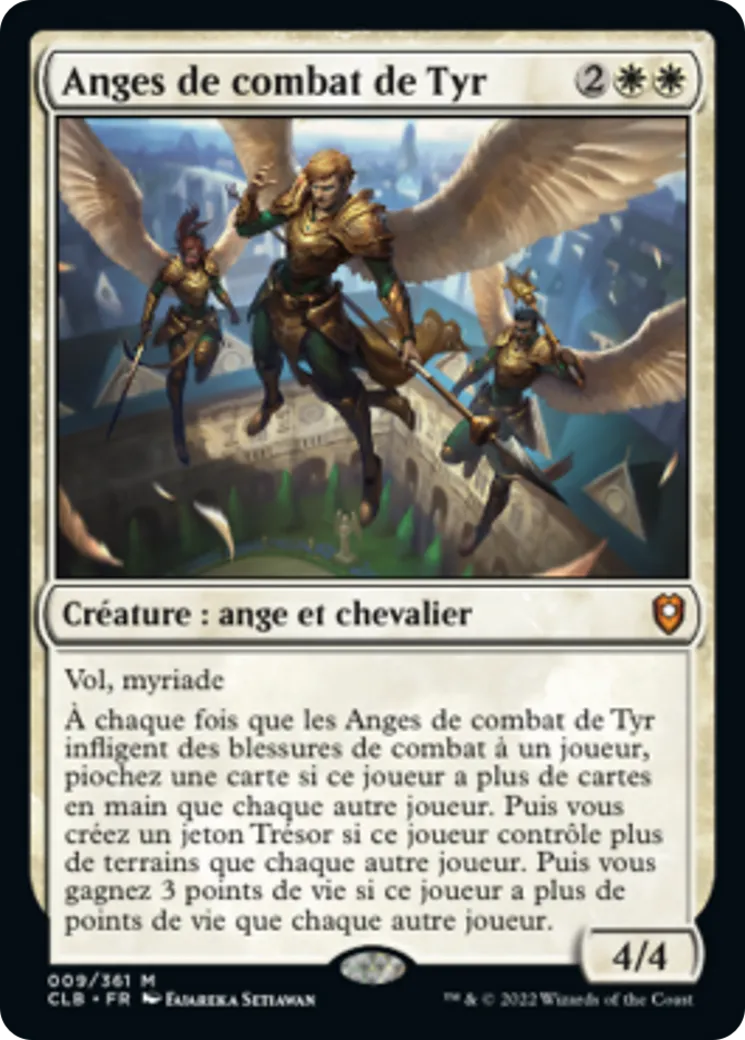 Anges de combat de Tyr — Commander Legends: Battle for Baldur's Gate — Magic: The Gathering
