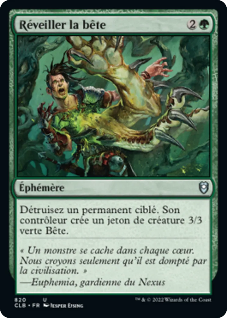 Réveiller la bête from Commander Legends: Battle for Baldur's Gate - Magic: The Gathering