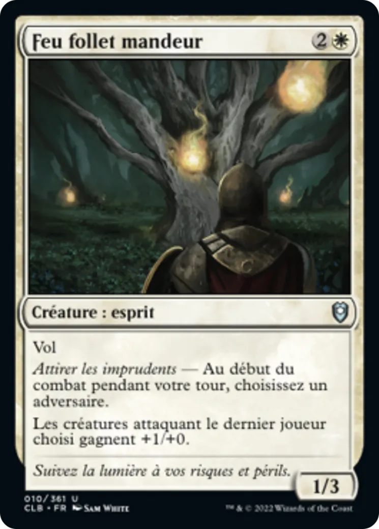 Feu follet mandeur — Commander Legends: Battle for Baldur's Gate — Magic: The Gathering