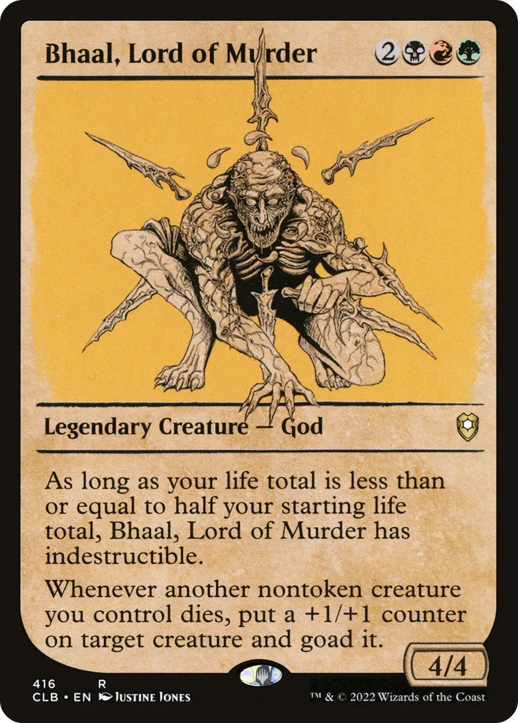 Bhaal, le Seigneur du Meurtre — Commander Legends: Battle for Baldur's Gate — Magic: The Gathering