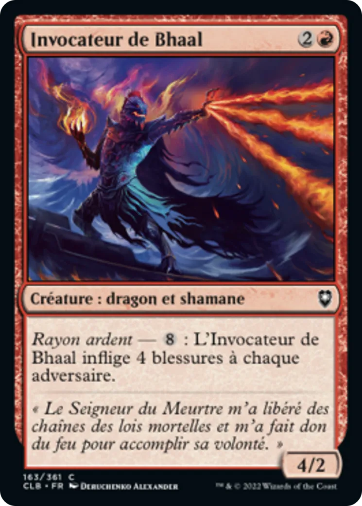 Invocateur de Bhaal — Commander Legends: Battle for Baldur's Gate — Magic: The Gathering