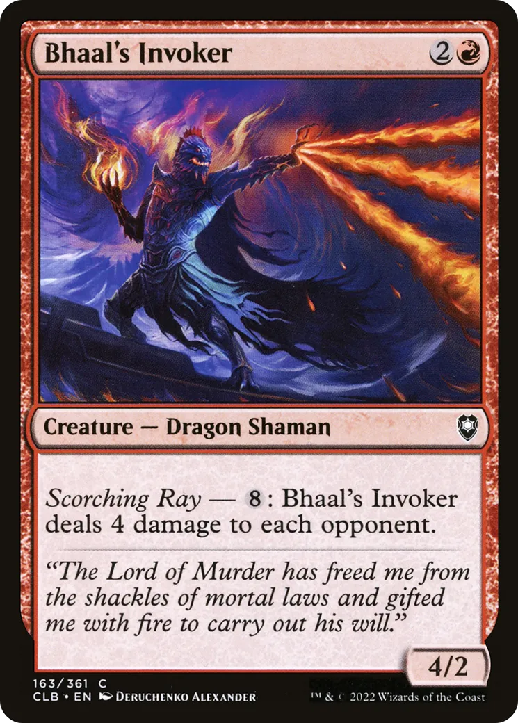 Bhaal's Invoker — Commander Legends: Battle for Baldur's Gate — Magic: The Gathering