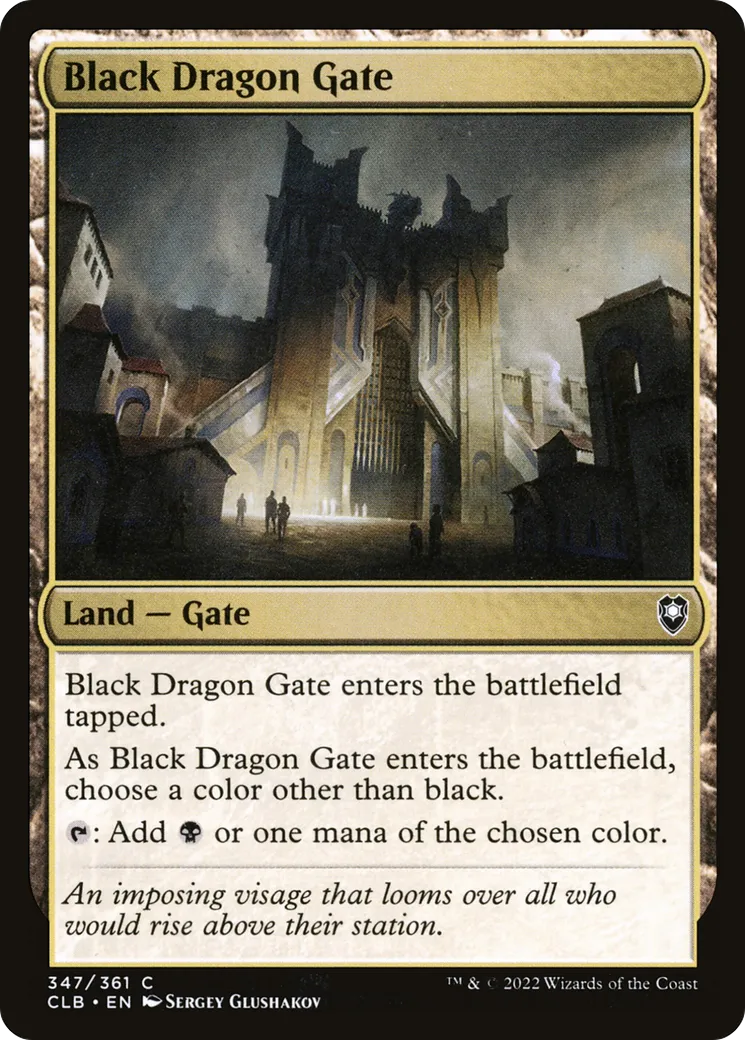 Black Dragon Gate — Commander Legends: Battle for Baldur's Gate — Magic: The Gathering