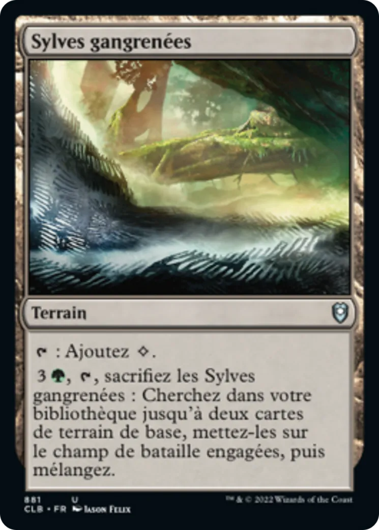 Sylves gangrenées — Commander Legends: Battle for Baldur's Gate — Magic: The Gathering