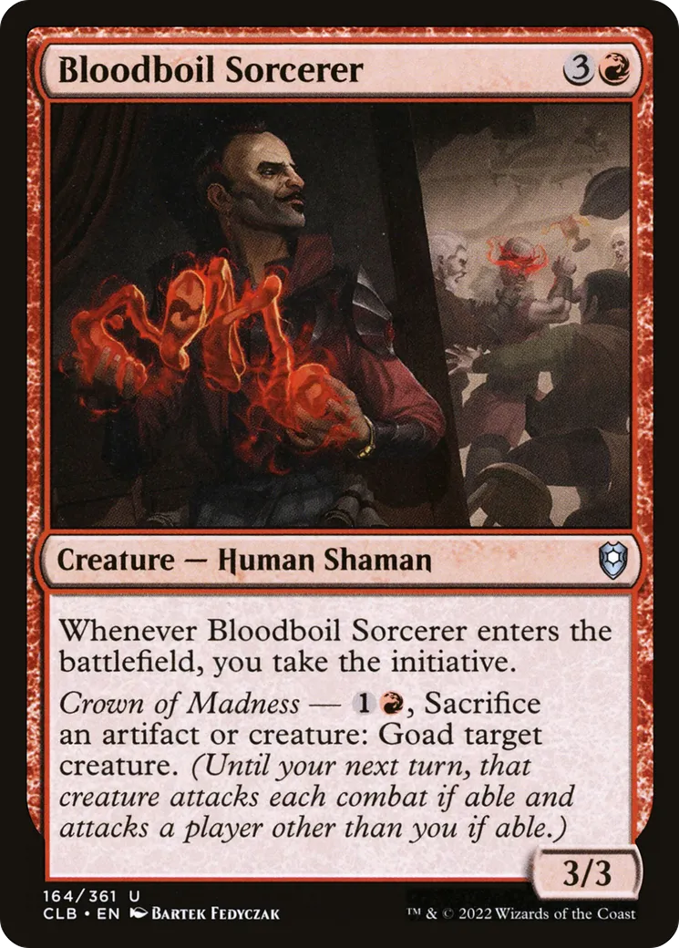 Bloodboil Sorcerer — Commander Legends: Battle for Baldur's Gate — Magic: The Gathering