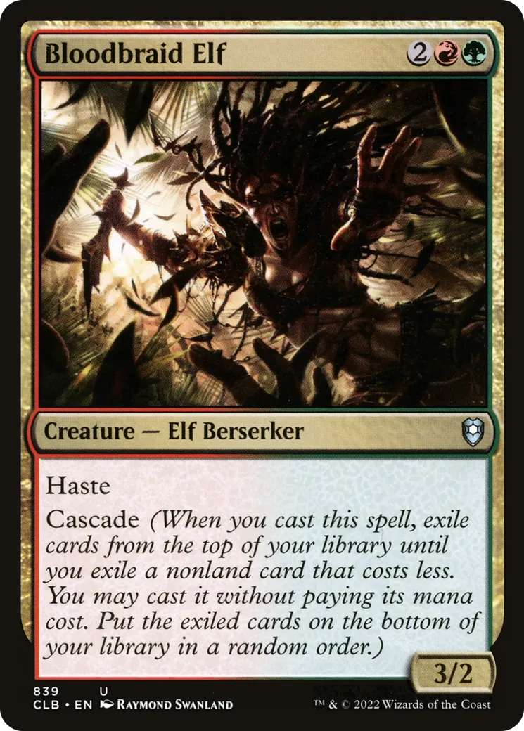 Bloodbraid Elf — Commander Legends: Battle for Baldur's Gate — Magic: The Gathering